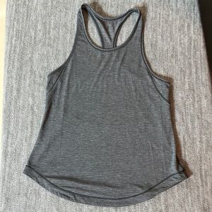 Lululemon racerback gray tank, size small